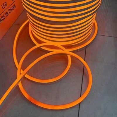 Orange LED Neon Flex Leuchtschlauch Party Garten Gebäude Zeichen Outdoor 220V - Bild 1 von 4