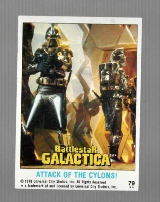 Topps Battlestar Galactica 1978 ¡Ataque de los Cylons! #79 Excelente Foto 1 de 2