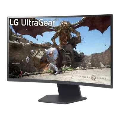 27" LG 27GS60QC-B Gaming Monitor, VA, 2560x1440, 180Hz, 1ms, AMD FreeSync, 3000: - Image 1 of 4