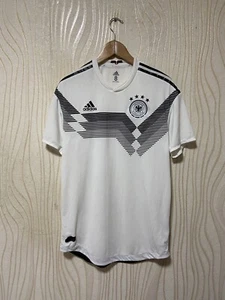 GERMANY 2018 2019 HOME SHIRT JERSEY AUTHENTIC ADIDAS BQ8466 sz 8 PLAYER ISSUE - Picture 1 of 17