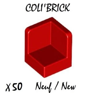lego 6231 - 50x corner panel / panel 1x1x1 corner - red / red - NEW - Picture 1 of 1