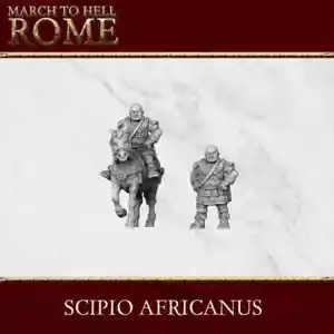 Old Battle Figurines Army Republican Scipio L'African - Picture 1 of 1