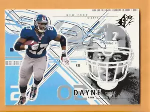Ron Dayne New York Giants 2002 SPx #51 Wisconsin Badgers Pine Hill NJ - Imagen 1 de 2