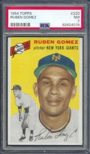 1954 Topps Ruben Gomez # 220 PSA 7 NM New York Giants - Bild 1 von 2