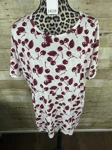 Neu mit Etikett Lularoe Irma Oversize-T-Shirt Tunika-Stil hoher niedriger Saum lässig bequem Größe XXS - Bild 1 von 6