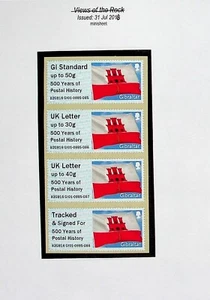 GIBRALTAR Sc UNLISTED "POST & GO" SET OF 2016 - (FJ25) - Picture 1 of 1