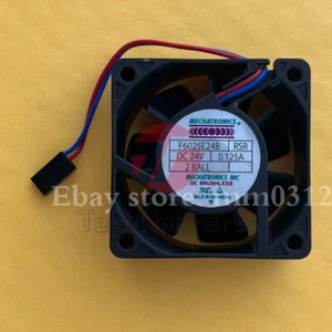 NONOI F6025E24B RSR 6025 DC24V 0.125A 6CM 2-Pin Inverter Cooling Fan - Picture 1 of 2