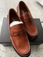 US9 CHAMARIPA Elevator Shoes Men slip on Brown leather hidden heel loafer 5cm
