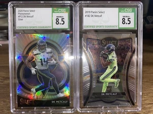 2020 DK Metcalf Select Silver Prizm Phenomenon + 2019 Premier CSG 8.5 LOT Mosaic - Picture 1 of 1