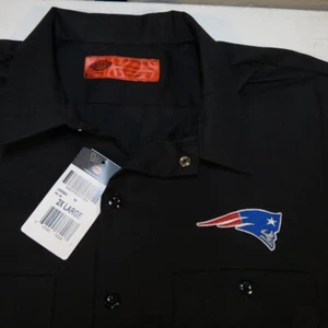 NEW NWT NEW ENGLAND PATRIOTS NFL FOOTBALL DICKIES MECHANIC RACING WORK SHIRT - Picture 1 of 2