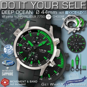 KIT FAI DA TE: 7750 ETA-VALJOUX, OCEANO PROFONDO, 44 MM, 200M, KIT 07+08 - Foto 1 di 14