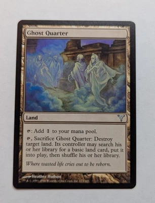 Ghost Quarter Dissension MTG Magic Gathering - Image 1 of 2