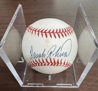 Frank Robinson Signed Autogrpahed Rawlings OAL Baseball JSA - Image 1 of 3
