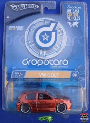 Hot Wheels DROPSTARS(2004): ORANGE VW GOLF 5/6, Item#G7063. NEW ☆VERY RARE☆ - Image 1 of 4