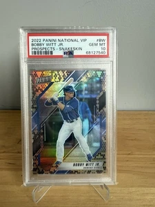 2021 Panini National Convention VIP Prospects #BW Bobby Witt Jr Snakeskin PSA 10 - Picture 1 of 2