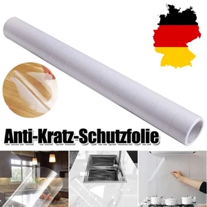 5M Klebe Folie Wandschutzfolie Glanz Transparent Selbstklebend Küche Möbel DIY - Bild 1 von 20