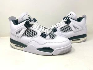 FQ8138 103 Air Jordan IV 4 Retro Oxidized Green White US Size 8.5 Men’s - Picture 1 of 8