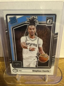 2024-25 Donruss Optic STEPHON CASTLE RC Rated Rookie Spurs #254!!! - Picture 1 of 2