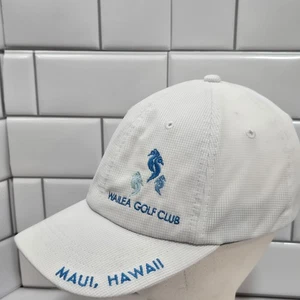 Wailea Golf Club Baseball Hat Cap White Hawaii Islands Seahorses Adjustable - Picture 1 of 7