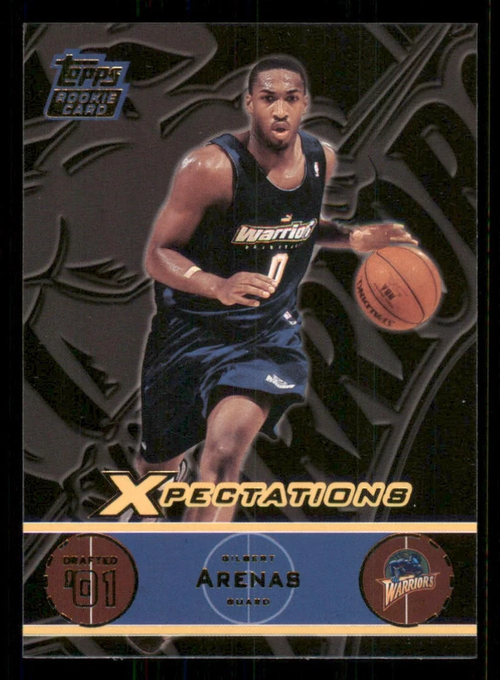 2001-02 Topps Xpectations #129 Gilbert Arenas RC - Image 1 of 2