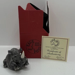 Kevin Francis Face Pot “Roland the Rhino” 2001 - Picture 1 of 11
