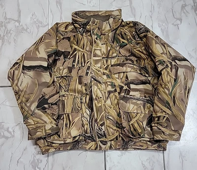 Cabelas Jacket Men's 4XL Quilted Lined Advantage Wetlands Camo Hunting USA - Image 1 of 4