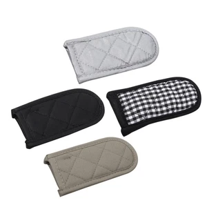 4 piezas fundas de mango de sartén de hierro fundido funda de olla para soportes calientes de algodón - Imagen 1 de 12