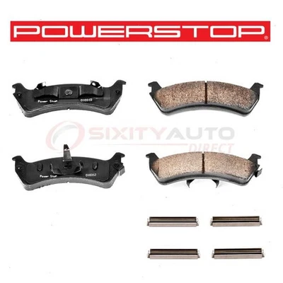 PowerStop Rear Disc Brake Pad & Hardware Kit for 1998-2002 Ford Ranger - zs - Image 1 of 4