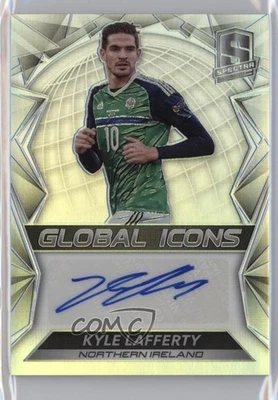2016-17 Panini Spectra Global Icons /199 Kyle Lafferty #GI-KLA Auto - Image 1 of 2