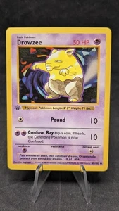 Drowzee 49/102 (Shadowless) - Pokemon TCG - Base Set - Gray Stamp 1st ED - LP - Picture 1 of 1