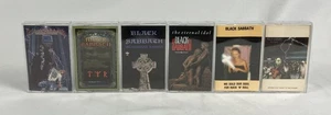 BLACK SABBATH Cassette Tape Lot x6 Headless TYR Dehumanizer Soul Idol Live Evil - Picture 1 of 17