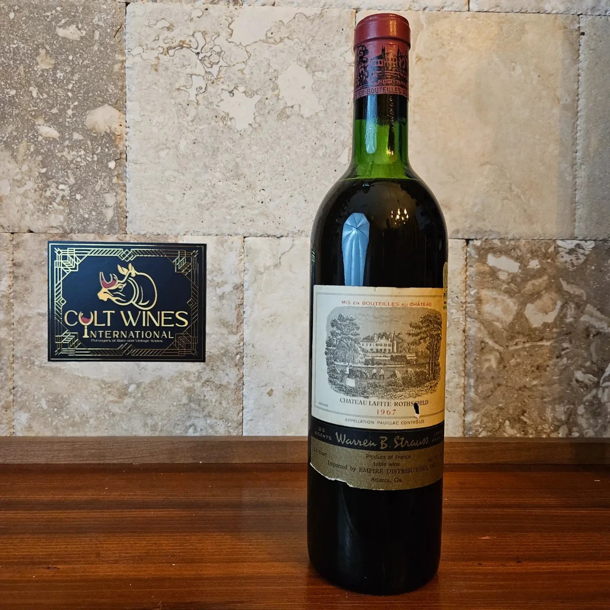 1967 Chateau Lafite Rothschild Bordeaux wine, Pauillac [Listing 1