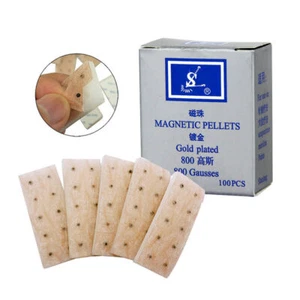 Ear Acupressure Acupoint Patch Auricular Auriculotherapy Magnetic Beads Massage - Picture 1 of 11