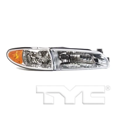 Headlight Assembly Right TYC For 1997-2003 Pontiac Grand Prix 1998 1999 2000 - Imagem 1 de 4