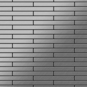 Mosaico azulejo macizo metal acero inoxidable marino cepillado gris 1,6 mm Deedee-S-S-MB - Imagen 1 de 3