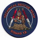 Forsyth County  Squad - 12  Technical Rescue Team, GA (4" round size) fire patch