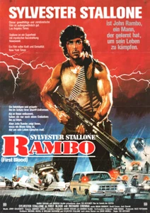 Rambo ORIGINAL A0 Kinoplakat Sylvester Stallone / Richard Crenna / ZUSTAND - Bild 1 von 1