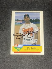 Glen Barker 1994 ProCards #2159 Fayetteville Generals Autographed Signed Card