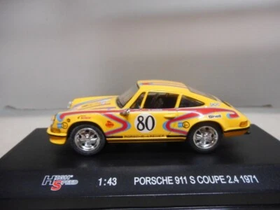PORSCHE 911 S Coupe 2.4 - 1971 - Yellow Gialla # 80 - 1/43 HIGH SPEED - Immagine 1 di 3