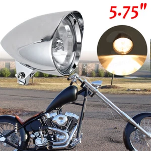 "Faro tri barra de 5,75" para bobber bala bobber Harley Dyna Sportster Softail Chopper - Imagen 1 de 12