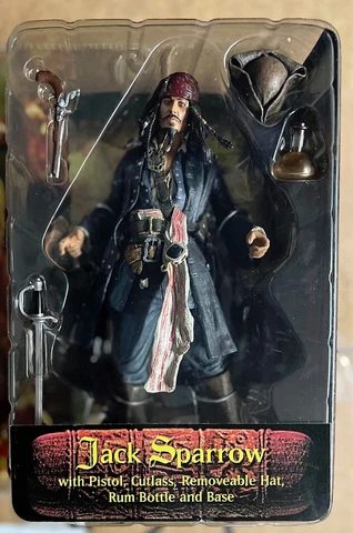 NECA Reel Toys Jack Sparrow Figure Pirates of the Caribbean Dead Mans Chest S1 Cover