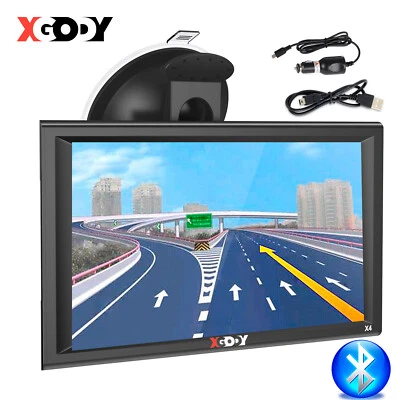 XGODY 9'' GPS Navigationsgerät LKW Navi Navigation 16GB EU AU Karten Bluetooth - Bild 1 von 4