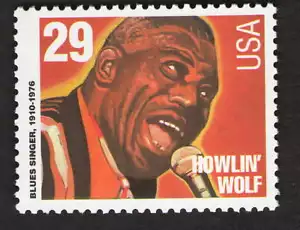 US. 2861. 29c. Howlin' Wolf (1910-76), Jazz Singers. Mint. NH. 1994 - Picture 1 of 1