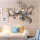 Flower Pattern 3d Mirror Wall Stickers Decal Art Diy For Living Room Home Decor