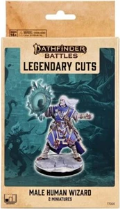 Pathfinder Battles Legendary Cuts: W02A Mago Humano Masculino Nuevo - Imagen 1 de 1