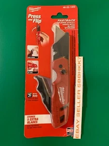 Cuchillo utilitario plegable Milwaukee FASTBACK 48-22-1502 con almacenamiento de hojas envío gratuito - Imagen 1 de 1