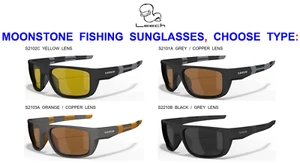 NEW LEECH MOONSTONE POLARIZED FISHING SUNGLASSES FOR FLY ROD REEL LINE FISHING - Picture 1 of 11
