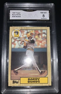 1987 Topps Barry Bonds ROOKIE RC #320 GMA 8 NM-MT - Bild 1 von 3