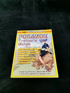 Pokemon Trainer’s Guide Book GameBoy Red Blue Yellow 1999 Guide Sandwich Islands - Picture 1 of 7
