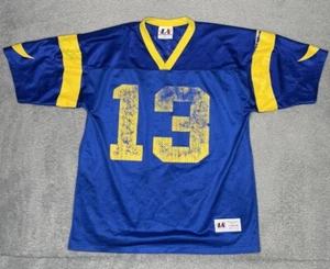 Camiseta deportiva de colección con logotipo de la NFL St Louis Rams Von Millar #13 para hombre L malla fútbol americano - Imagen 1 de 11